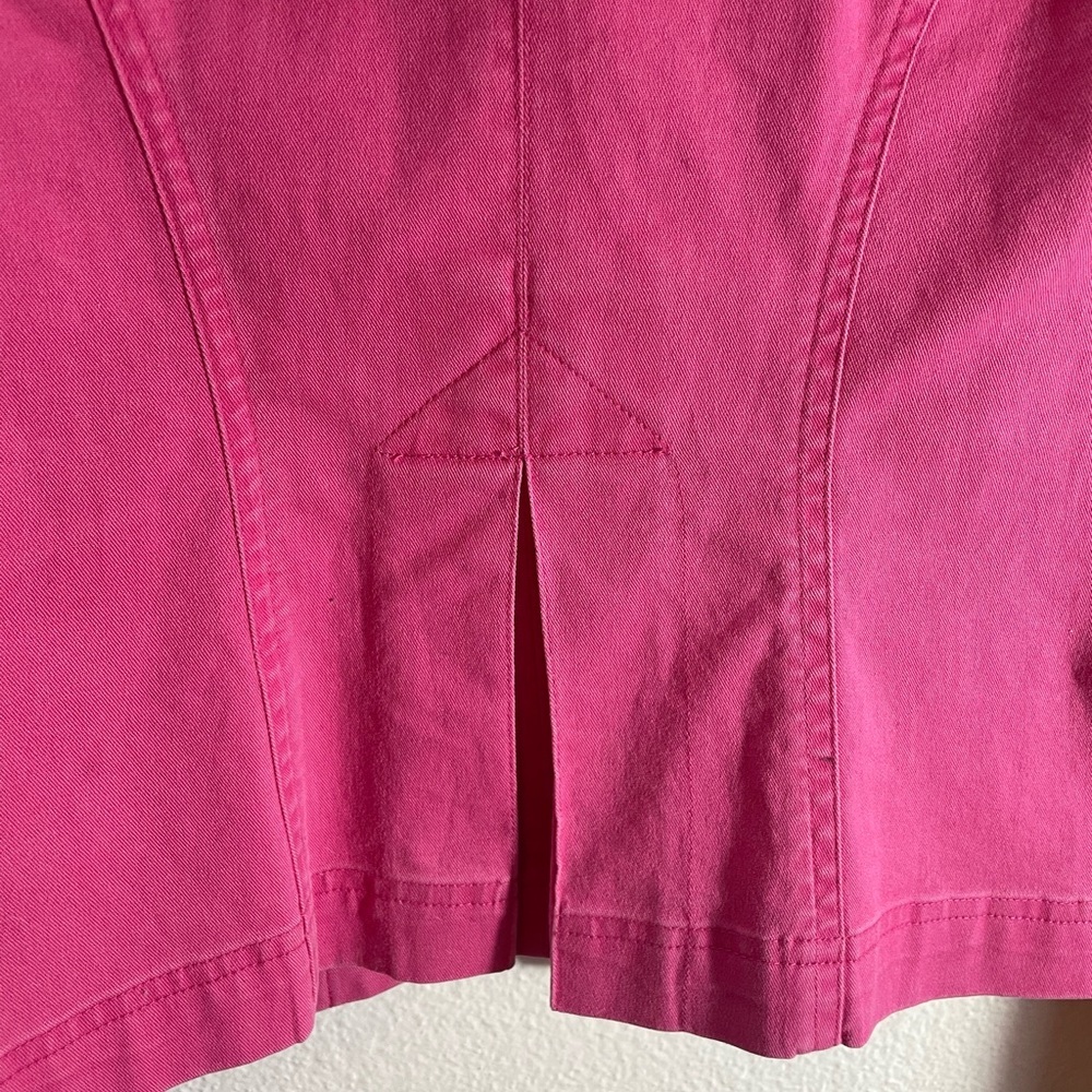 Telluride Country Vintage Cotton Pink Cropped Blazer Size 8/S - Picture 7 of 8